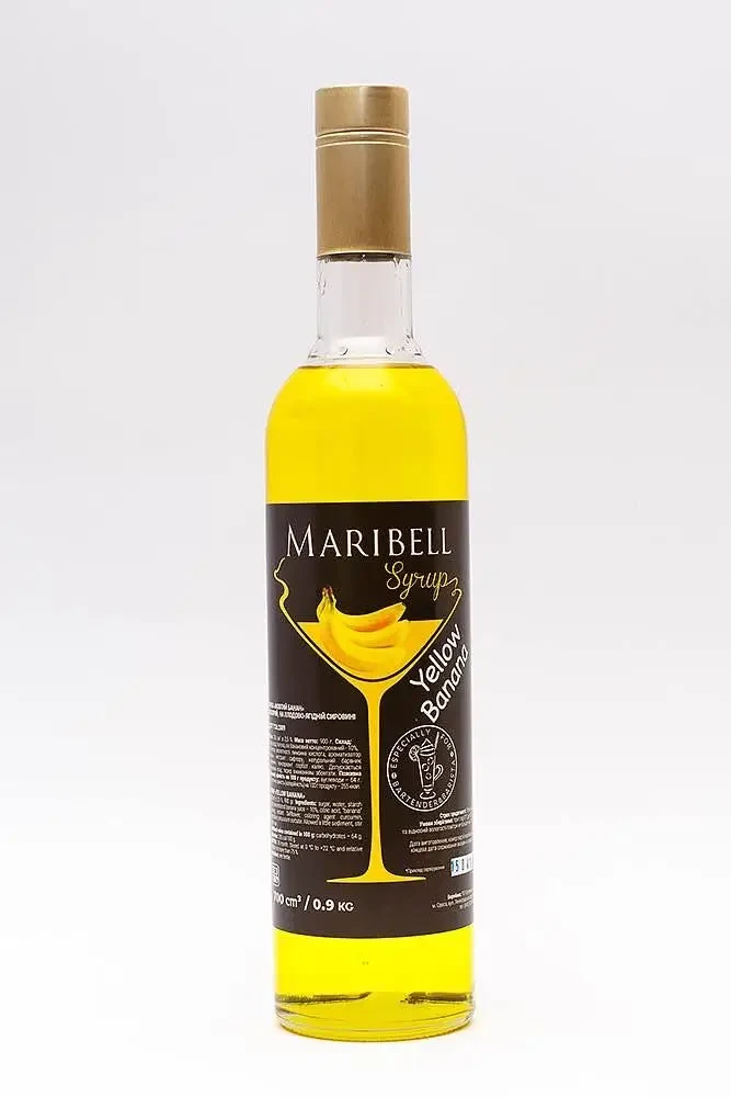 Сироп Жовтий Банан Maribell 900 г, фото 1