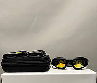 Тактические защитные баллистические очки Daisy X5, не запотевающие, со сменным линзами, SL12