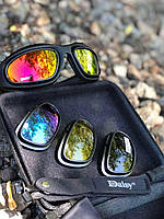 Тактические защитные баллистические очки Daisy X5, не запотевающие, со сменным линзами, GS5