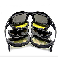 Тактические защитные баллистические очки Daisy X5, не запотевающие, со сменным линзами, GN9