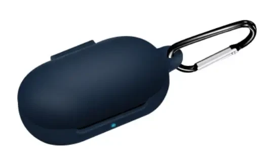Чохол-накладка CDK Silicone Candy Friendly карабін для Samsung Galaxy Buds Plus (R175) (011385) (dark blue)