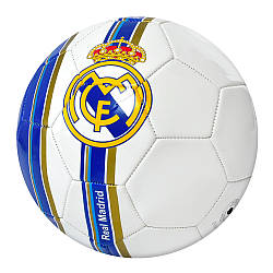 М'яч футбольний EV 3337 Real Madrid клуб ПВХ 1,8 мм 300 г розмір 5 для дітей дорослих спорт реал мадрид
