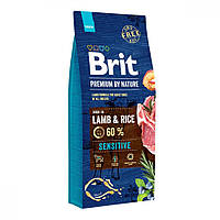 Brit Premium by Nature Sensitive Lamb Rice (Брит Премиум Нечурал Сенситив Ягненок) корм для собак при аллергии