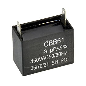 Конденсатор CBB61 3мкф 450V