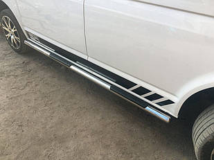 Пороги труби з проступями L1 d60 2 шт нерж Volkswagen Crafter 2016-