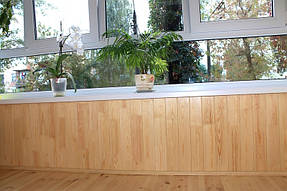 Внутренняя отделка - деревянная вагонка сосна.