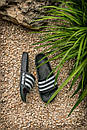 Капці чоловічі чорні Adidas Adilette (04474), фото 4