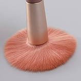 Набір пензлів для макіяжу міні в дорогу Trevel set orange 8 шт з чохлом, фото 9