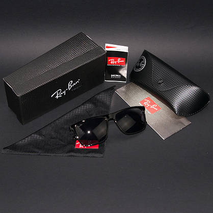 Сонцезахисні окуляри RAY BAN Wayfarer (арт. 802) чорні, фото 4