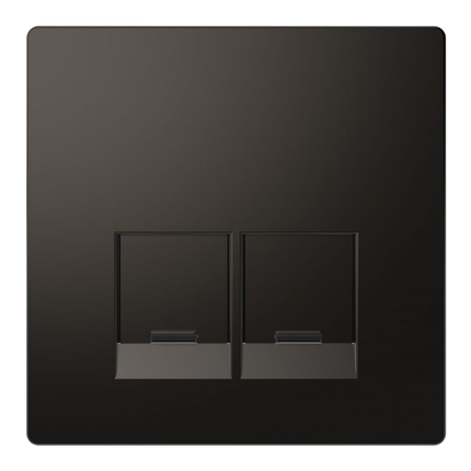 Центральна панель Schneider D-Life для 2-мод. троянд. «Антрацит» MTN4572-6034, фото 1
