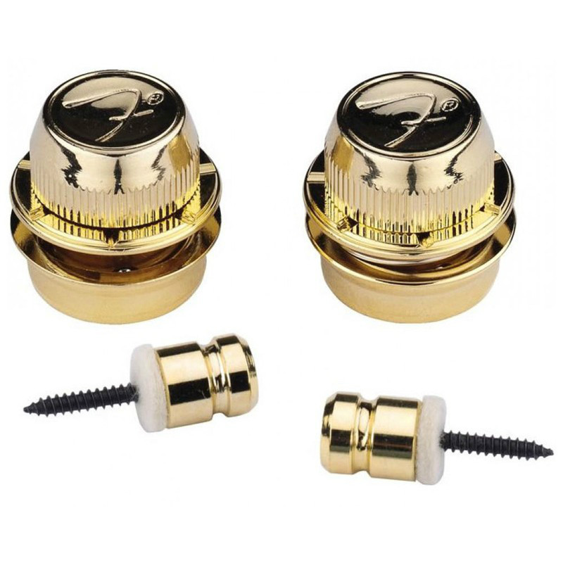 Стреплоки FENDER STRAP LOCKS GOLD PAIR FSLG1