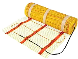 Теплый пол, нагревательный мат Heating mat Ø3 mm - 150 W/m² - 4,0 m²  (0,5m * 8,00m)