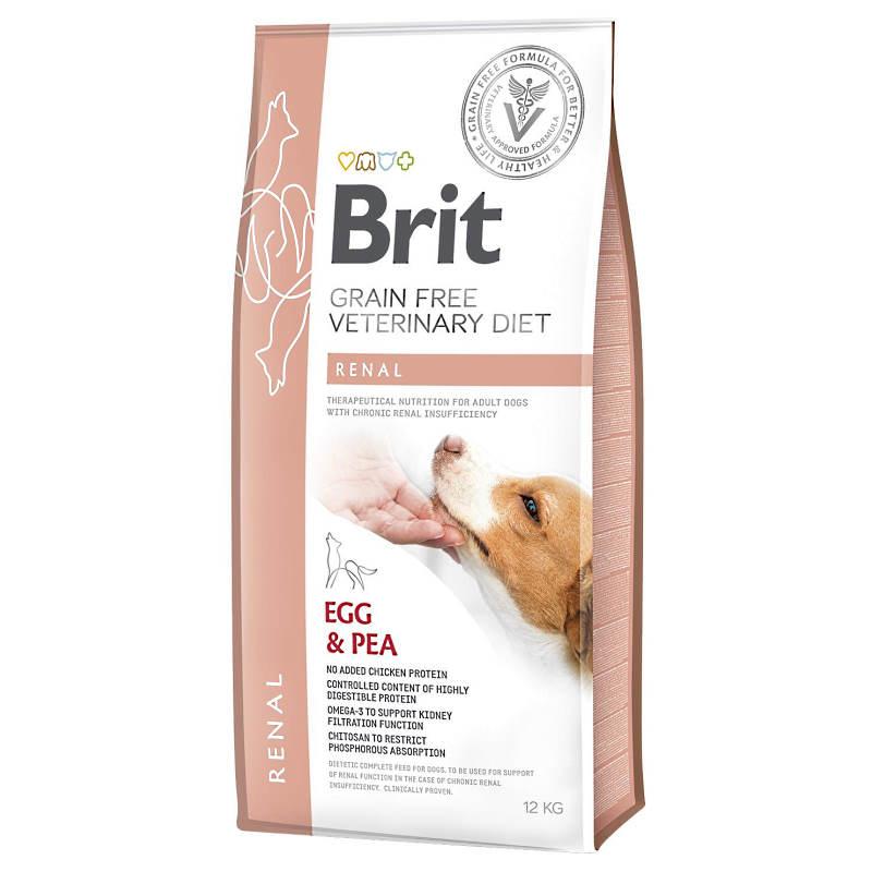 Brit Veterinary Diet Renal (Брит Ветеринар Діет Ренал) беззерновий корм для собак у разі ниркової недостатності, фото 1