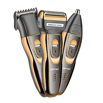 Акумуляторний тример машинка для стрижки волосся 3 в 1 GM-595