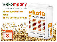 Удобрение Ekote Agriculture N+B 35-00-00+18SO3+0,4B (3 месяца) - 20 кг