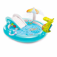 Надувной игровой центр Intex 57165 «Аллигатор», 203 х 170 х 84 см