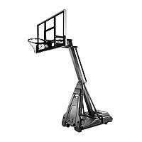 Баскетбольная стойка Spalding The Beast 60" Glass Portable System Stealth (421 232-1)