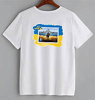 Футболка Патріотична МАРКА Чорна, біла