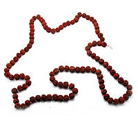 Четки из рудракши (Rudraksha japa mala) (94 см, 108 бусин, бусина d-1,4 см) Индия