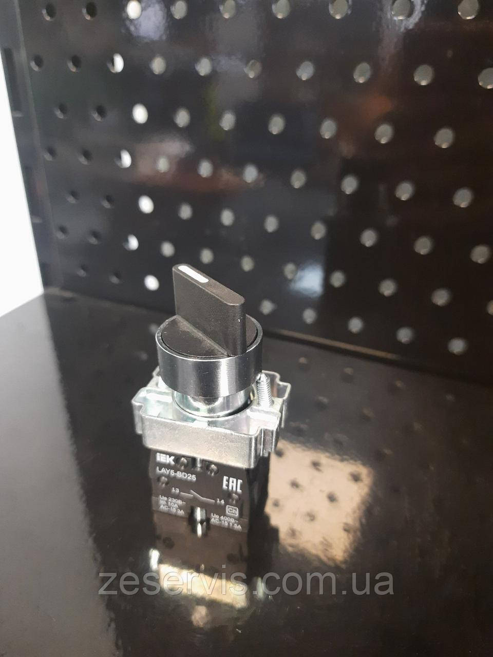 Перемикач 2 положення "I-0" стандарт ручка IEK, фото 1