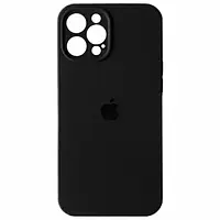 Чохол Silicone Case Camera Full Camera для iPhone 12 Pro Max black