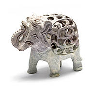 Слон з мильного каменю різьблений (10,5х12,х6 см)