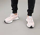 Кросівки жіночі New Balance рожеві з білим знаком р.36-40, фото 7