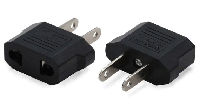 Адаптер на плоскую розетку (США, Китай) Набор из 2шт