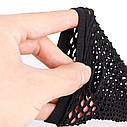 Рукавички сітка довгі без пальців мітенки (код p870-black), фото 3