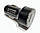 Автомобільна USB-зарядка в авто з вольтметром у прикурювач 2хUSB 2.4 А, 12V-24V HZ HC6, фото 4