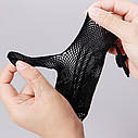 Мереживні рукавички короткі сіточка Чорні (p501Black), фото 5