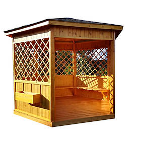 Дерев'яна альтанка шестигранна ШБ-12