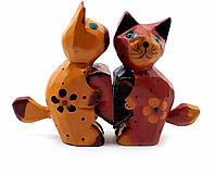 Статуетка Кішки пара з серцем (10х7х3 см)