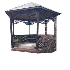 Дерев'яна альтанка шестигранна ШБ-13