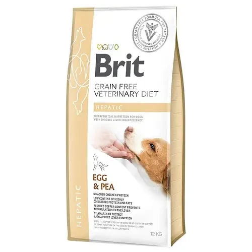 Brit GF Veterinary Diet Hepatic (Брит Ветеринарі Дієт Гепатик) беззерновий корм для собак під час хвороб печінки