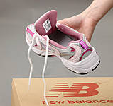 Кросівки жіночі New Balance білі з рожевим р 36-40, фото 9