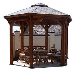 Дерев'яна альтанка шестигранна ШБ-14