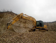 Послуги гусеничного екскаватора NEW HOLLAND E245B, вантаження гірської маси і розкрив