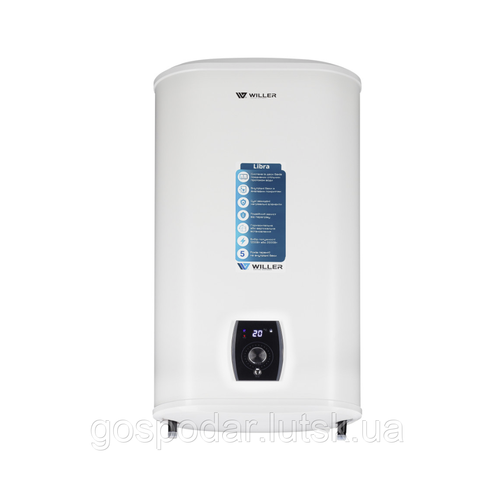 Водонагрівач Willer EVH80DRI-Libra (сухий тен), фото 1