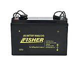 Гелевий акумулятор Fisher 80Ah 12B., фото 3