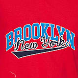 Чоловіча трикотажна однотонна базова червона майка, фото 2