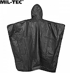 Пончо, Палатка, Плащ ПВХ + Чохол Mil-Tec Wet Weather Black 10628502, фото 6