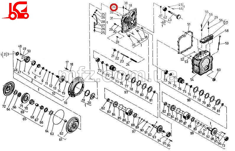 Корпус ГДП6860 6844 20.00-01 353804 Балканкар ДВ1792