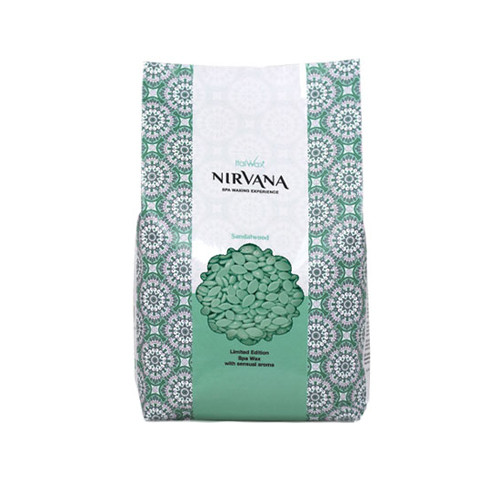 Віск у гранулах ItalWax Nirvana Сандал, плівковий віск для депіляції для чутливої шкіри