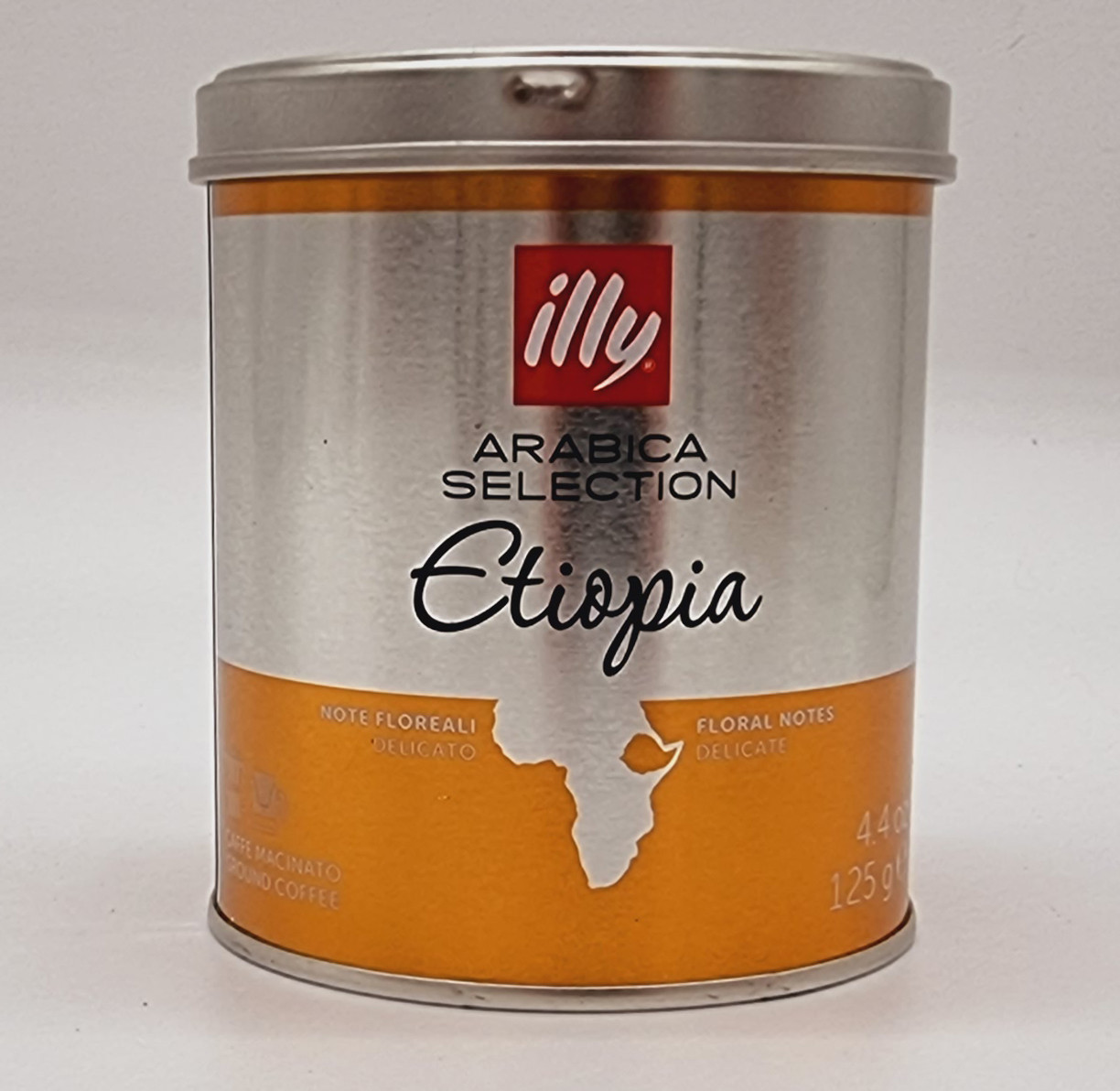 Кава мелена Illy Monoarabica Ethiopia (Моноарабіка Ефіопія) 100% арабіка 125г Італія