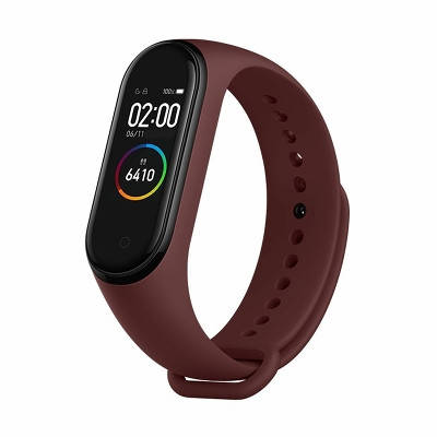 Ремінець для Xiaomi Mi Band 6 силіконовий ремінець для фітнес трекера браслета сяомі мі бенд 6 марсала BND, фото 1