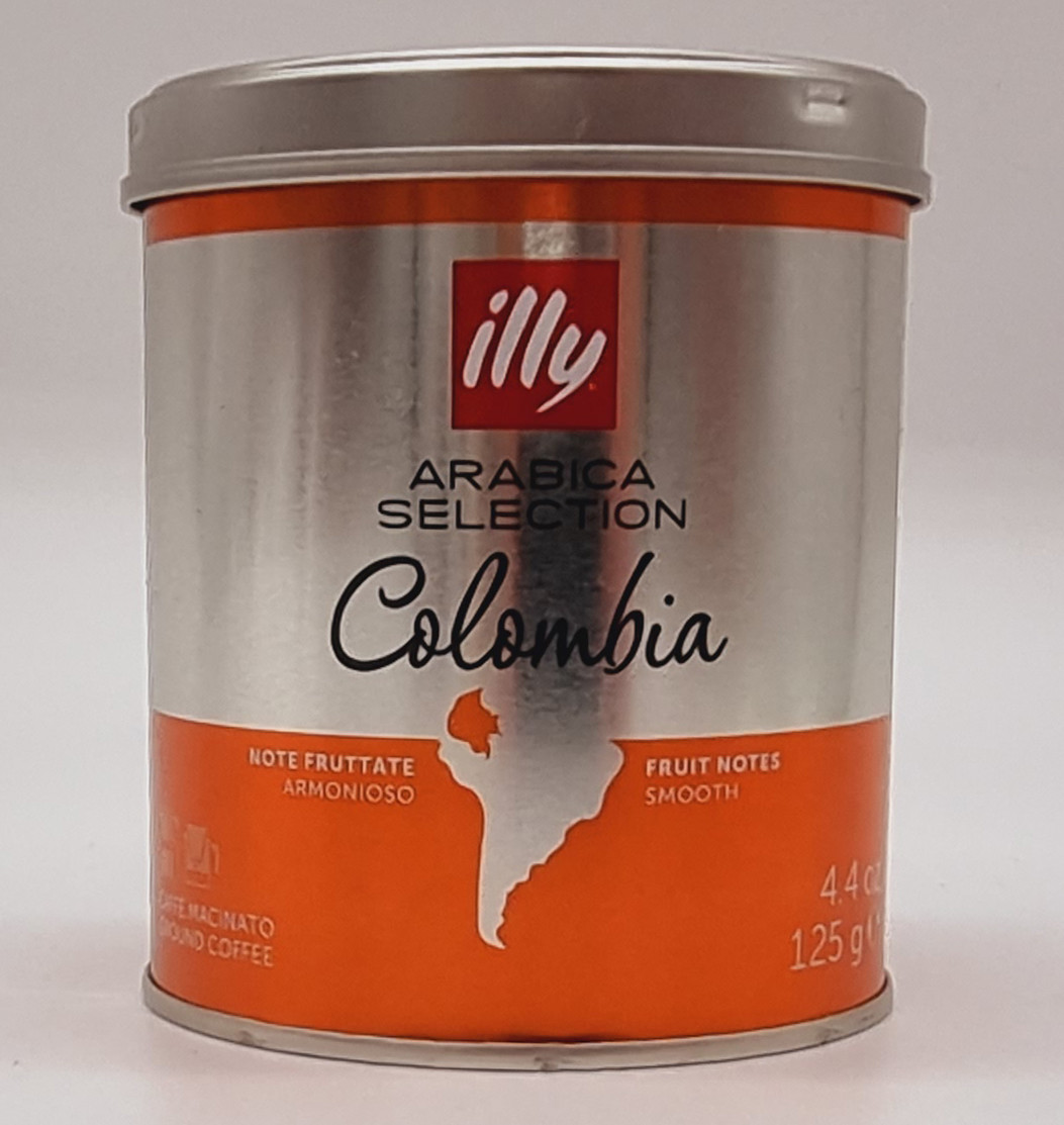Кава мелена Illy Monoarabica Colombia (Моноарабіка Колумбія) 100% арабіка 125 г Італія
