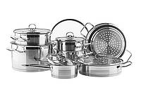 Набір кухонного посуду Vinzer (Вінзер) Universum 14 предметів (50032)