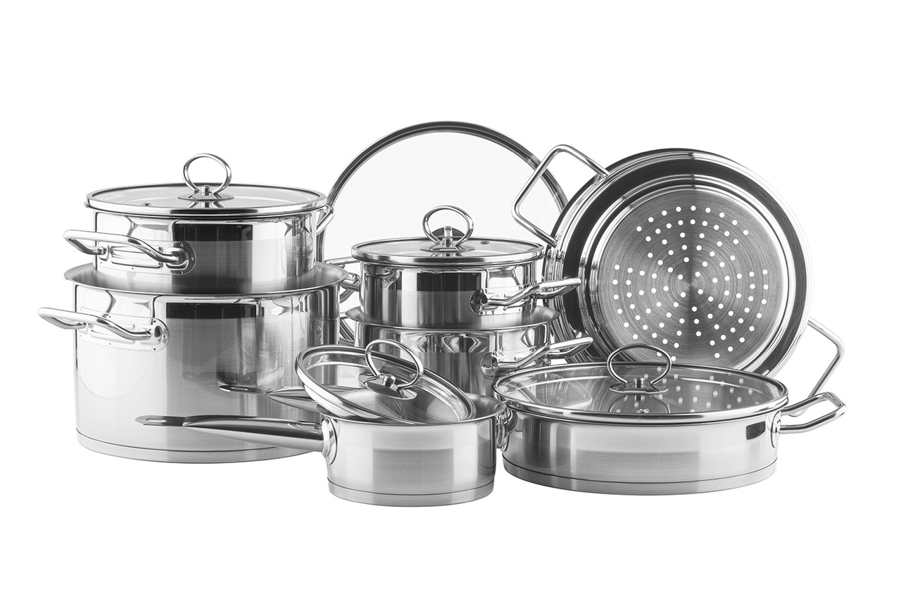 Набір кухонного посуду Vinzer (Вінзер) Universum 14 предметів (50032)