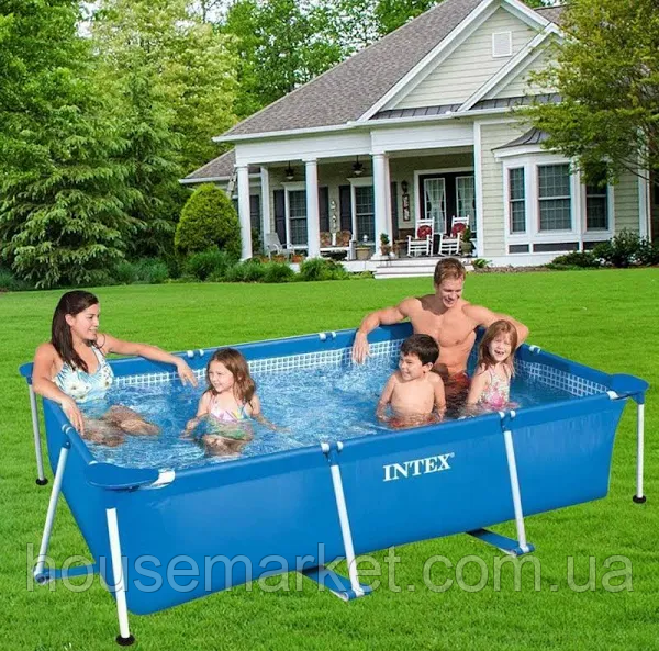 Басейн каркасний прямокутний Intex 28270 NP, 220*150*60 см, 1662 л